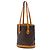 Petit Bucket Louis Vuitton Marrone Monogram - vista 2