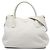 Borsa Tote Convertibile con Zip Prada Gray Vitello Daino Marrone Grigio