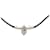 Collier choker Hermès Vive L Idee en argent plaqué palladium avec pendentif cœur Argenté  - vue 2