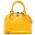 Louis Vuitton Alma BB in pelle Epi gialla Giallo