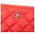 Clutch Chanel Orange Medium Quilted Lambskin O Case Arancione - vista 5