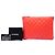 Clutch Chanel Orange Medium Quilted Lambskin O Case Arancione - vista 7