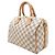 Louis Vuitton White Damier Azur Speedy Bandouliere 25 Bianco - vista 2