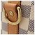 Louis Vuitton White Damier Azur Speedy Bandouliere 25 Bianco - vista 7