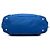 Borsa Tote Convertible Prada Blue Saffiano Trimmed Tessuto Zip Top - vista 3