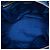 Borsa Tote Convertible Prada Blue Saffiano Trimmed Tessuto Zip Top - vista 4