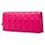 Clutch a tracolla convertibile Lady Dior in agnello rosa cannage - vista 2