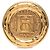 Chanel Spilla Medaglione 31 Rue Cambon Placcata Oro D'oro