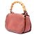 Borsa Gucci Red Medium in pelle New Bamboo Rosso - vista 2