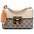 Gucci Beige Small GG Supreme Padlock Crossbody