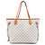 Louis Vuitton White Damier Azur Neverfull MM Bianco