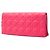 Portafoglio Lady Dior Cannage in agnello rosa con catena - vista 2