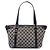 Gucci Abbey D-Ring Tote aus grau GG Canvas Braun
