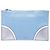 Clutch Prada Blue Tricolor Saffiano Blu chiaro