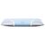 Clutch Prada Blue Tricolor Saffiano Blu chiaro - vista 3