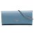 Portafoglio con catena in Saffiano blu Prada Blu chiaro