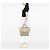Céline Borsa Tote Luggage in pelle di vitello martellata beige Mini Celine - vista 6