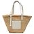 Borsa Tote LOEWE Beige Medium Raffia Anagram Basket