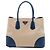 Borsa Doppia Prada Beige Large Canapa e Saffiano