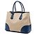 Borsa Doppia Prada Beige Large Canapa e Saffiano - vista 2