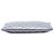 Clutch Chanel Silver Medium Quilted Metallic Lambskin O Case Argento - vista 3