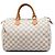 Louis Vuitton White Damier Azur Speedy 30 Bianco