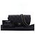 Astuccio per occhiali Chanel Black CC Quilted Caviar con catena Nero - vista 14