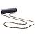 Astuccio per occhiali Chanel Black CC Quilted Caviar con catena Nero - vista 15