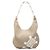 Céline Celine Turtle Hobo in Canvas Beige