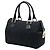 Borsa Boston in tela Zucca nera Fendi Nero - vista 2