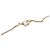 Collana con pendente Chanel Gold CC placcato oro con strass cabochon D'oro - vista 4