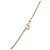 Collana con pendente Chanel Gold CC placcato oro con strass cabochon D'oro - vista 5
