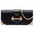 Clutch a catena Cahier in pelle di vitello e Saffiano nero Prada