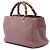 Borsa Gucci Pink Medium Calfskin Bamboo Shopper in pelle di vitello Rosa - vista 2