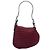 Borsa Fendi Zucchino Hobo in tela rossa e oyster