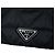 Clutch Prada in Tessuto con bordatura Saffiano nero - vista 5