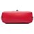 Borsa Gucci Red Small Calfskin Bamboo Daily Rosso - vista 3