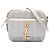 Bolso de cámara Vicky en piel de cordero acolchada blanco Saint Laurent