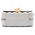 Bolso de cámara Vicky en piel de cordero acolchada blanco Saint Laurent - vista 3
