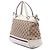 Bolso Gucci Beige GG Canvas Web Mayfair - vista 2