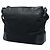 Borsa a tracolla in tela Gucci nera con bordatura Guccissima Nero - vista 2