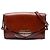 Borsa a tracolla Abbott in pelle marrone e tela House Check Burberry