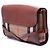 Borsa a tracolla Abbott in pelle marrone e tela House Check Burberry - vista 2