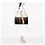 Louis Vuitton Marrone Monogram Keepall Bandouliere 55 - vista 6