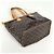 Borsa Tote Louis Vuitton Palermo PM Marrone - vista 2