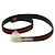 Cintura Gucci Sherry Line GG Logo Buckle Nero Rosso Verde - vista 4