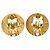 Timeless Orecchini tondi vintage Chanel Coco Mark D'oro - vista 3