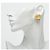 Timeless Orecchini tondi vintage Chanel Coco Mark D'oro - vista 5