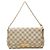Borsa a tracolla con catena Louis Vuitton Damier Azur Favorite MM Bianco