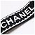 Portebretino in pelle e tessuto Chanel Nero Bianco - vista 9